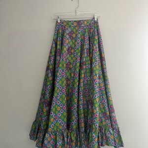 Floral Maxi Skirt - Bright Multi